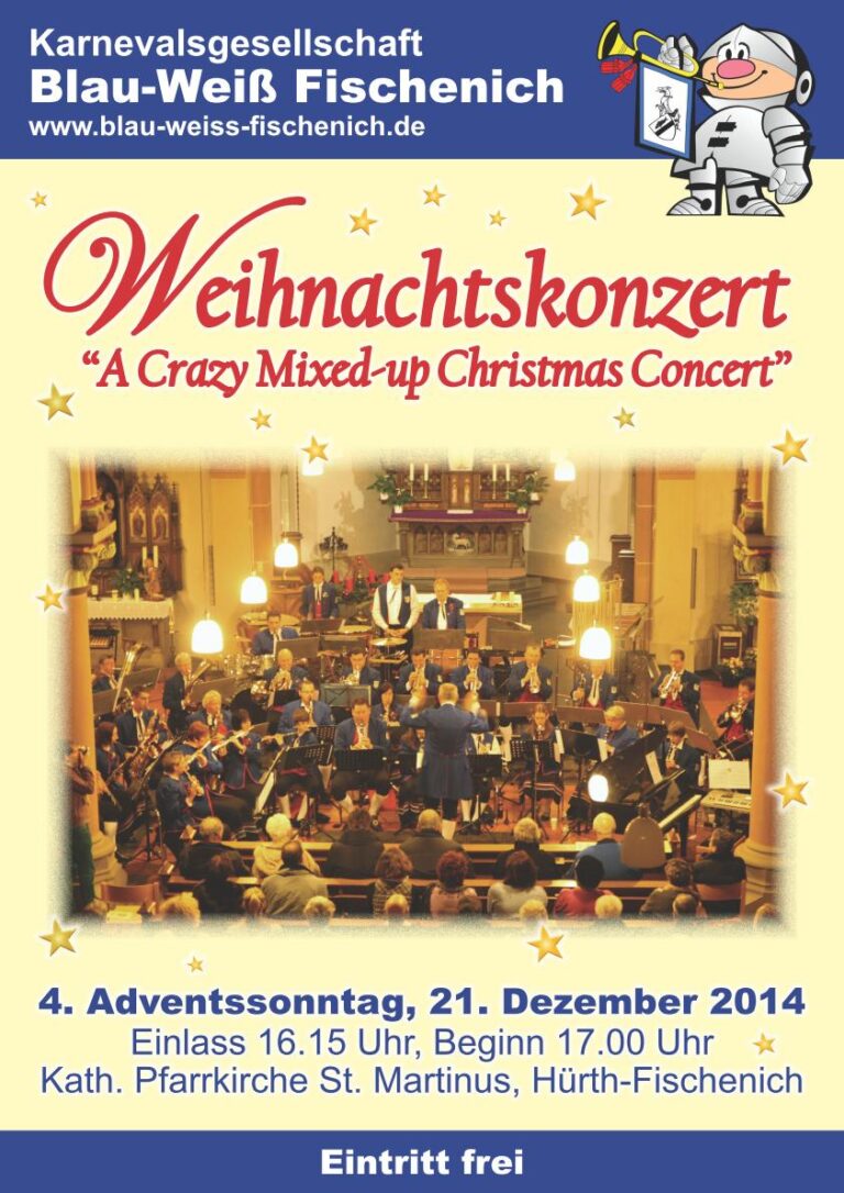 Plakat - Weihnachtskonzert 2014