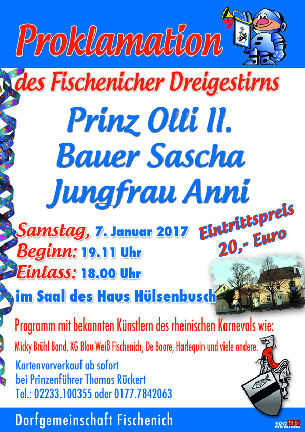 Plakat Proklamation Internet