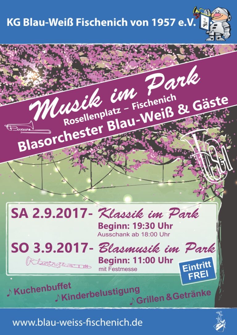 Plakat - Musik im Park 2017